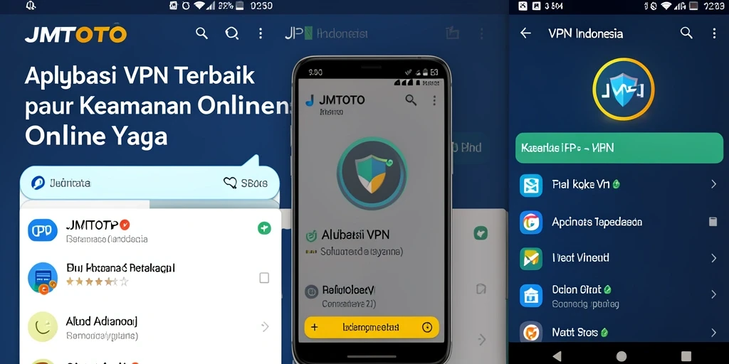 Antarmuka JMTOTO yang sederhana dan mudah digunakan untuk VPN.