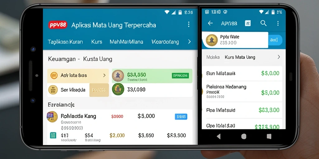Tampilan antarmuka PPV88 yang menarik dan fungsional untuk Kurs Mata Uang.